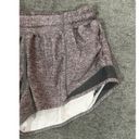 Lululemon  Gray Hotty Hot Shorts, 2.5" Heather Lux Multi Black Size 6 EUC Photo 3