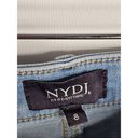 NYDJ  Relaxed Straight Jeans Size 8 Mid Rise North Star Light Wash Blue Lift Tuck Photo 5