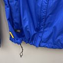 Lole  Blue Windbreaker Lightweight Rain Jacket with Hood Adjustable Zip Pockets Photo 2