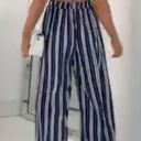 Showpo . There You Were Striped Pants Set. PANTS ONLY. Blue / White Photo 4