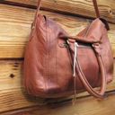 Krass&co NWT American Leather  Soft Leather Satchel Tote Shoulder Bag Photo 7