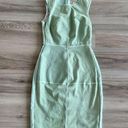 Bailey 44 XS Green Mint Leather Mini Dress Photo 0