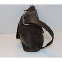 Stone Mountain Vintage  Genuine Leather Dark Brown Shoulder Bag - Large Photo 5