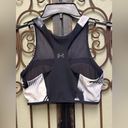 Under Armour  black/grey high neck padded sports bra Photo 1