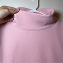 Dudley Stephens | Park Slope Turtleneck Terry Fleece Sweater in Light Pink Sz XL Photo 4