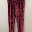 Forever 21 red velvet sweatpants Photo 1