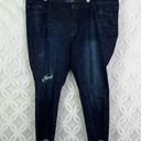 Lane Bryant 5 for $25|  Petite Mid Rise Super Stretch Skinny Distressed Jeans Photo 1