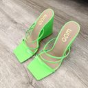 EGO NEW  neon block sandal heels size 6 Photo 2