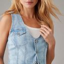 American Eagle Medium Denim Vest Photo 0