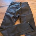 One Teaspoon  Waxed Black Pant Skinny Ankle Stretch Jean Scallywags SIZE 28 $148 Photo 4