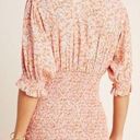 Faithfull the Brand Anthropologie Faithfull Margherita Smocked Mini Dress Pink Floral $130 6 Photo 1