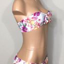 PilyQ New.  floral bikini set with reversible top. 2-way. NWOT Photo 7