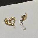 The Moon Lot Of 2 Signed Avon Gold Tone Brooch / Lapel Pin Heart /  Photo 1