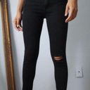 Levi's 711 rough & tumble black distressed skinny jeans size 24 XXS XS Photo 4