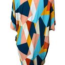 Bar III NWT Women's  Pop Art Ring Tunic Short Sleeve Beach Pool Cover-Up - Large Photo 1