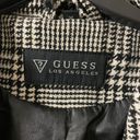 GUESS Glen Plaid Detail Skirt Wool Blend Coat Photo 2