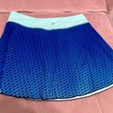 Kyodan  Blue/Black Dot Print Tennis Skirt Size Small Photo 2