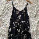 Brandy Melville  rare black floral Kimia romper Photo 4