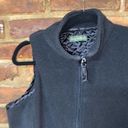 Mountain Lake  Vintage Black Fleece Full Zip Vest Jacket Women's Photo 1