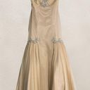 Clarisse  Champagne Mermaid Chiffon Evening Gown Wedding Prom Dress 8~Runs Small Photo 6