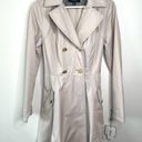 Laundry by Shelli Segal  Beige Belted  Trench Coat Size Small Photo 1