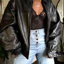 Cow Leather Jacket Black Size XL Photo 0