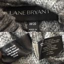 Lane Bryant  Bejeweled Neck Gray Sweater 18/20 Photo 9