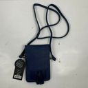 Harper K. Carroll  RFID Protected Secure Style Vegan Faux Leather Blue Crossbody Photo 2