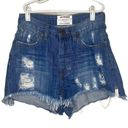 One Teaspoon One by  For Free People High Waist Bonita Short Size‎ 25 Photo 0