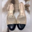 Tuckernuck  French Sole FS/NY Baton Heels from two tone cream black size 8B Photo 1