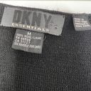 DKNY 𝅺 ESSENTIALS Black Sleeveless 100% Wool Sweater Dress Photo 4