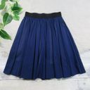 Rag and Bone  Blue Silk Blend Pleated A-Line Pull-On Skirt Women’s Size 26/2 Photo 11