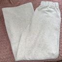 Halara High Waisted Grey Wide Leg Fleece Sweatpants Photo 5