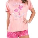 Simply Southern NWT  Womens T-Shirt Shorts Pajama Set Palm Trees Size Medium‎ Photo 0