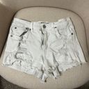 Aeropostale White Jean Shorts Photo 0