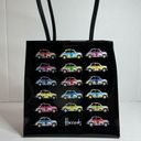 Harrods Mini Tote Bag Black Union Jack Cars Photo 2