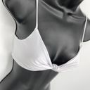 Naked Wardrobe  Swim White Knotted Bikini Top NEW Womens Sz M Style SW1050T Photo 27