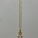 Trendy Jewels Gold Crystal Rhinestone Trendyol Jevylove Flower Yellow Gold Accessories Necklace  Photo 3