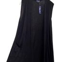 Olivia Blu NEW  Sleeveless Black Cardigan Women’s Size Medium Lightweight Sweater Photo 1