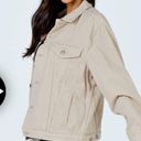 Princess Polly Beige Western Denim Jacket Photo 7