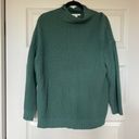 American Eagle Green Oversized Mock Neck Sweater Photo 1