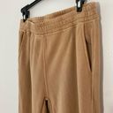 N: Philanthropy Front Zip Joggers Sweatpants in Camel Tan Size M Photo 15