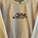 Vintage Floral Embroidered Crewneck Size Medium Photo 1