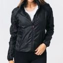 Zyia Active Black Trainer Windbreaker Jacket Photo 1