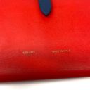 CELINE  Bifold Red Leather Wallet Photo 8