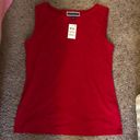 Karen Scott NWT  Red Tank Top📝 Photo 0