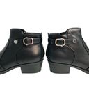 Unisa  Boots Shoes Booties Black Size 6.5 Vegan Leather Interior Zipper Buckle Photo 5