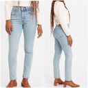 Levi’s Levi's, New, 501 High Rise Skinny Tango Light Wash Button Fly Blue Jeans, 30 Photo 1