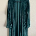 Juicy Couture  Studded Logo Green Velour Robe Pockets Y2K Loungewear S/M Photo 0