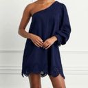 Hill House NWT  Navy Blue The Mila Linen Dress Size Medium Photo 0